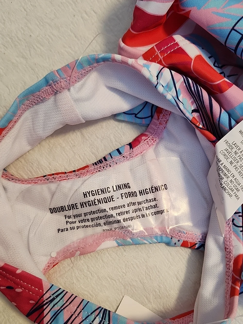 Nautica Girls Pink Floral Watermelon Rash Guard Two Piece Swimsuit Set 2T NWT